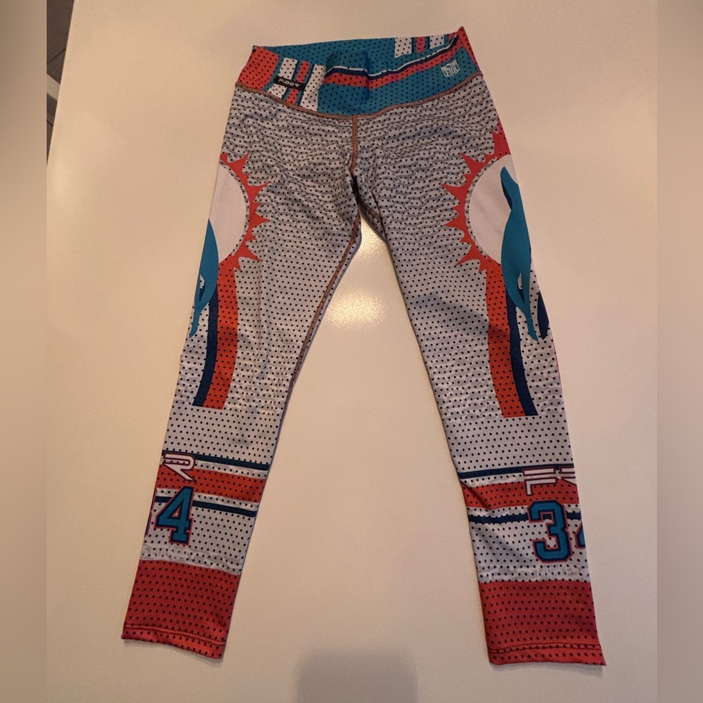 Used Colorful FiBER Dolphin Graphic Leggings.